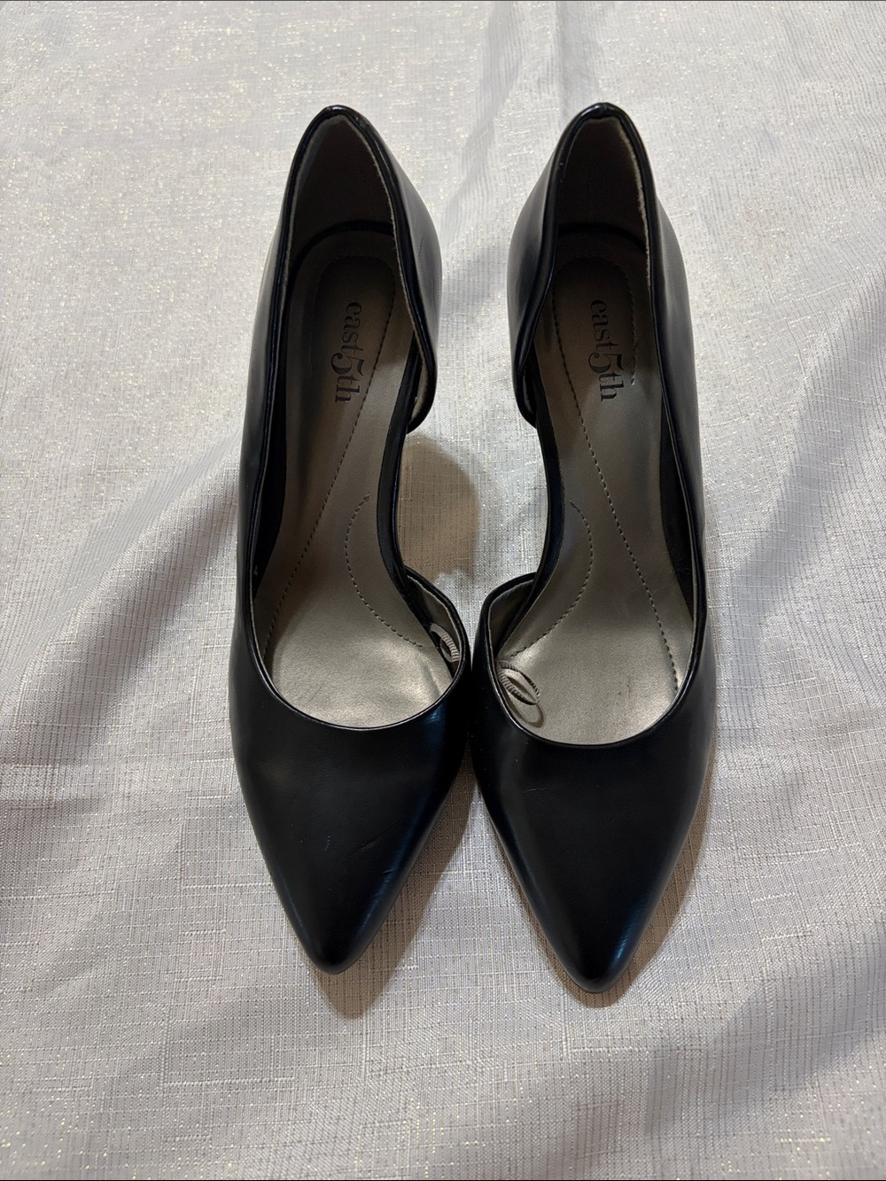 Classic Black Pointed-Toe Women's Pumps east5th
